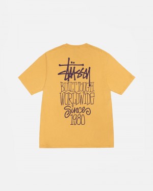 Stussy Built Tough T-shirts Oranje | 25183-ZLNC