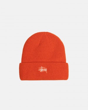 Stussy Cuff Beanie Basic Hoeden Oranje | 48916-SVIE