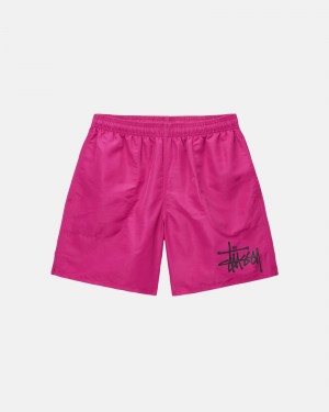 Stussy Mesh Big Basic Korte Broek Paars | 16208-BVAN