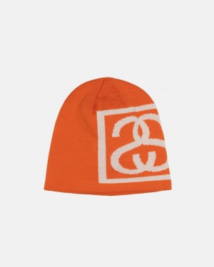 Stussy Skullcap Ss Link Hoeden Oranje | 52014-NADK