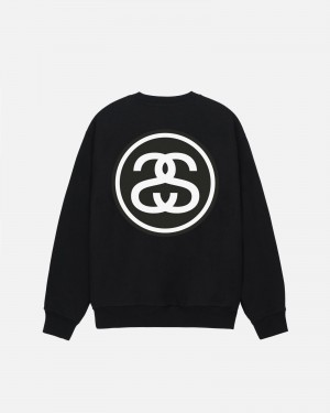 Stussy Ss-Link Crew Sweatshirts Zwart | 07243-FGJK