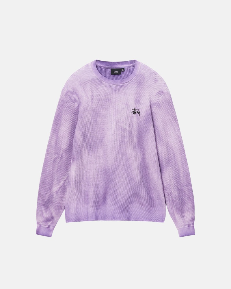 Stussy Basic Stock Ls Thermal Truien Lavendel | 05283-KSOB