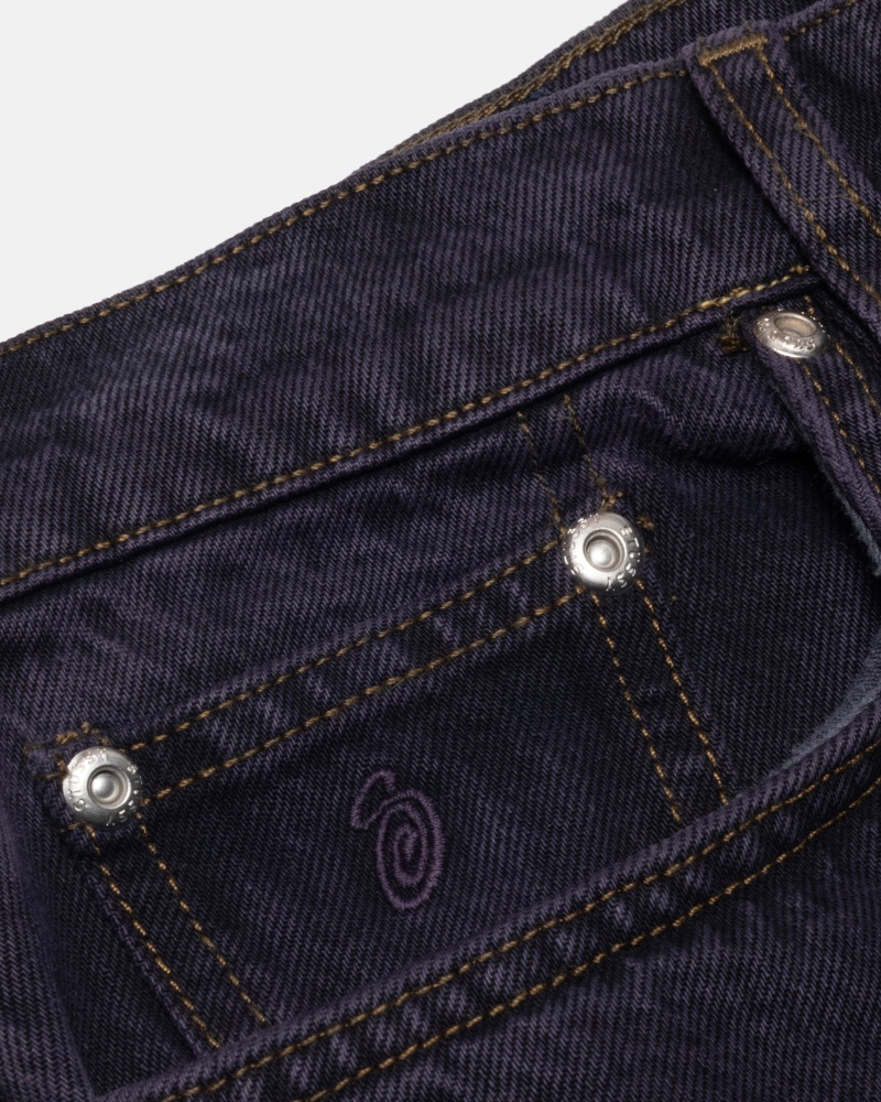 Stussy Big Ol' Denim Jeans Donkerblauw | 08423-DTOH