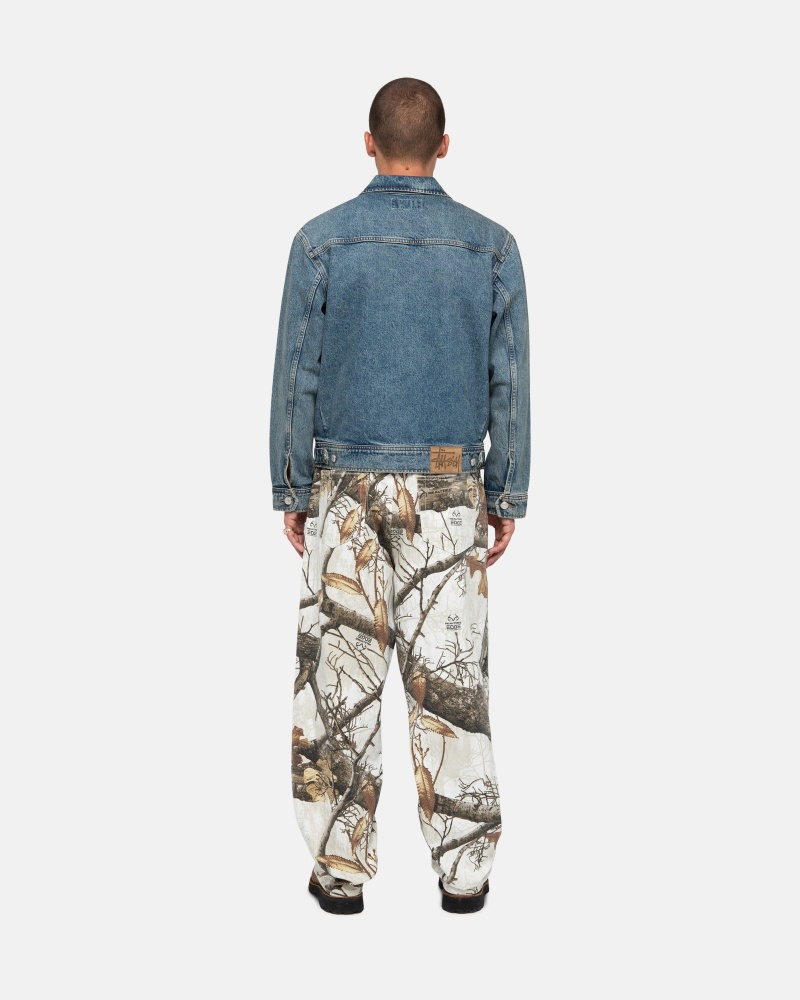 Stussy Big Ol' Realtree Edge Jeans Wit | 29365-OAJQ