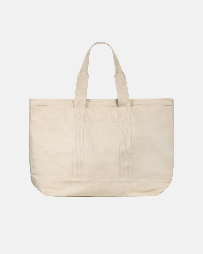 Stussy Canvas Extra Large Tote Tassen Beige | 05628-EMLV