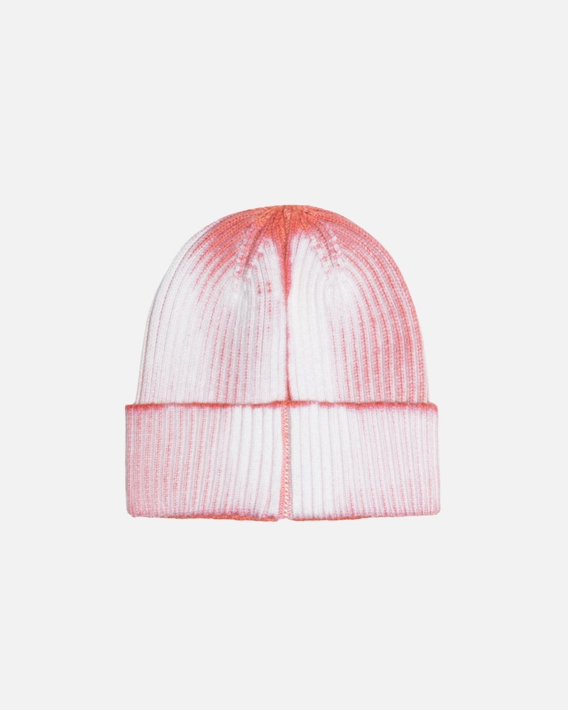 Stussy Cuff Beanie Workgear Spray Hoeden Oranje | 83605-GITW