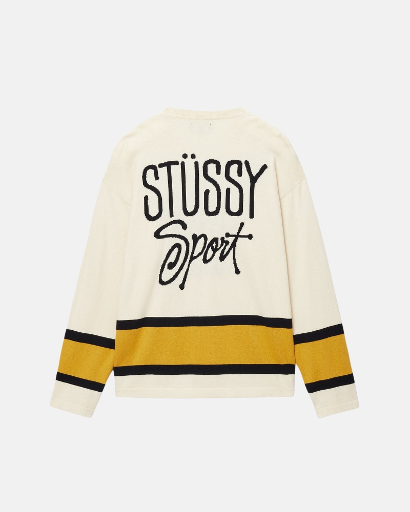 Stussy Hockey Truien Beige | 76801-NORV