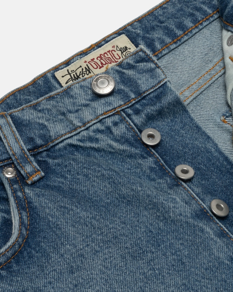 Stussy Klassieke Denim Jeans Blauw | 51278-KICO