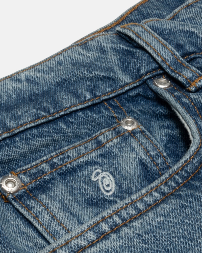 Stussy Klassieke Denim Jeans Blauw | 51278-KICO