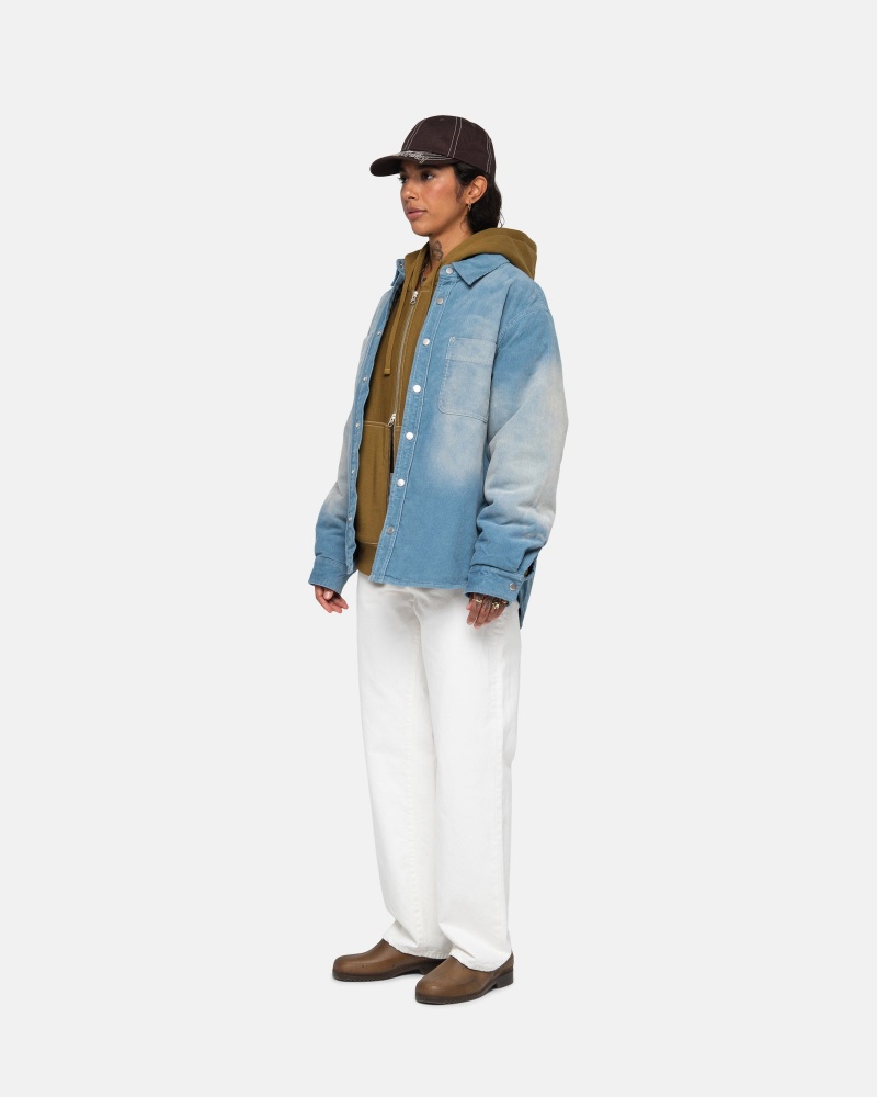 Stussy Klassieke Overdyed Jeans Beige | 45291-OTMD