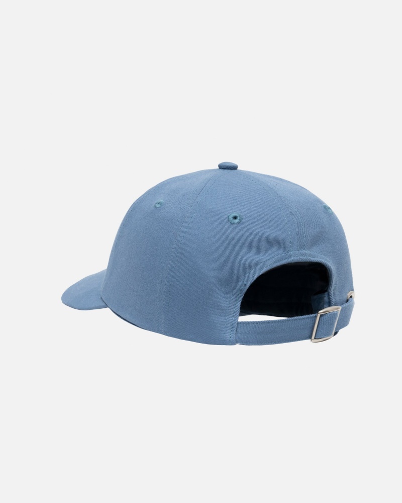 Stussy Low Pro Basic Stock Strapback Hoeden Blauw | 47301-GFZT