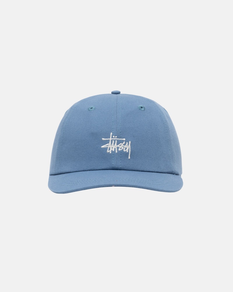 Stussy Low Pro Basic Stock Strapback Hoeden Blauw | 47301-GFZT