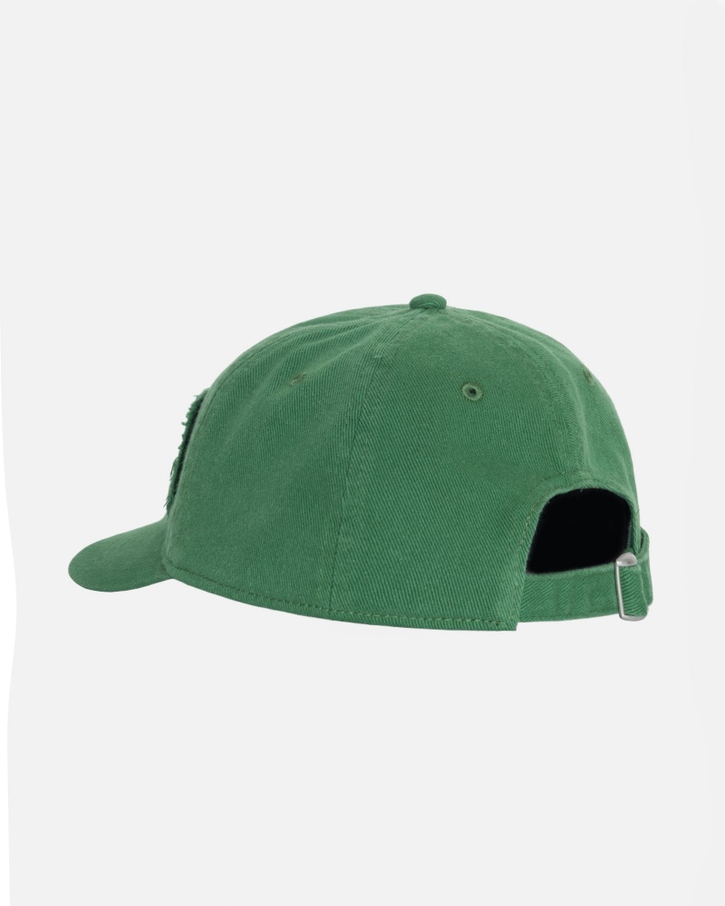 Stussy Low Pro Copyright Applique Strapback Hoeden Groen | 23085-MINX