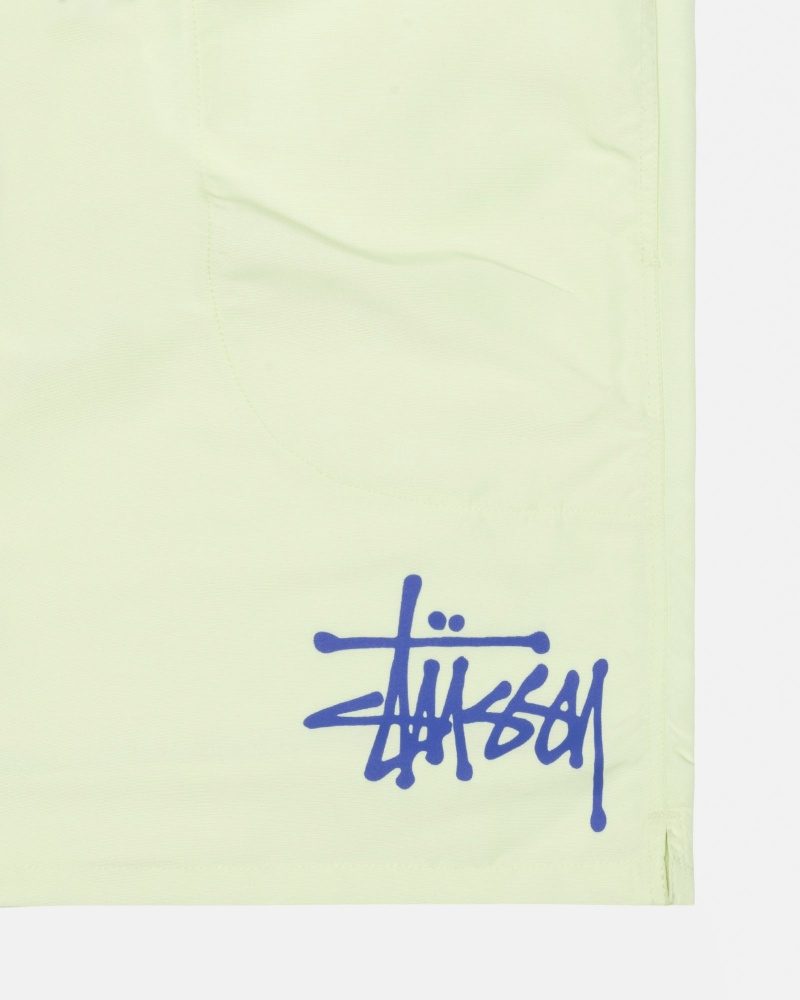 Stussy Mesh Big Basic Korte Broek Mintgroen | 60543-GBZV