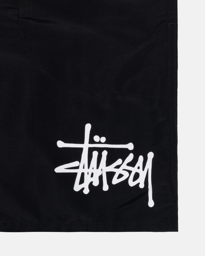 Stussy Mesh Big Basic Korte Broek Zwart | 56213-CRMB