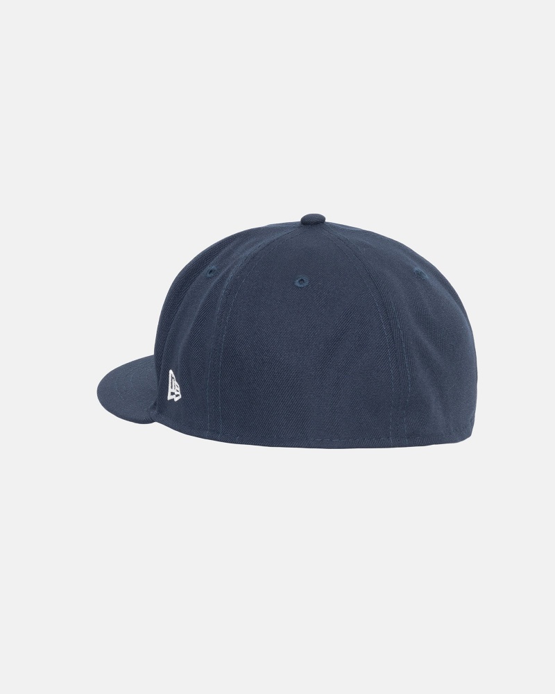 Stussy New Era 59fifty Authentic Hoeden Donkerblauw | 97642-PTBY