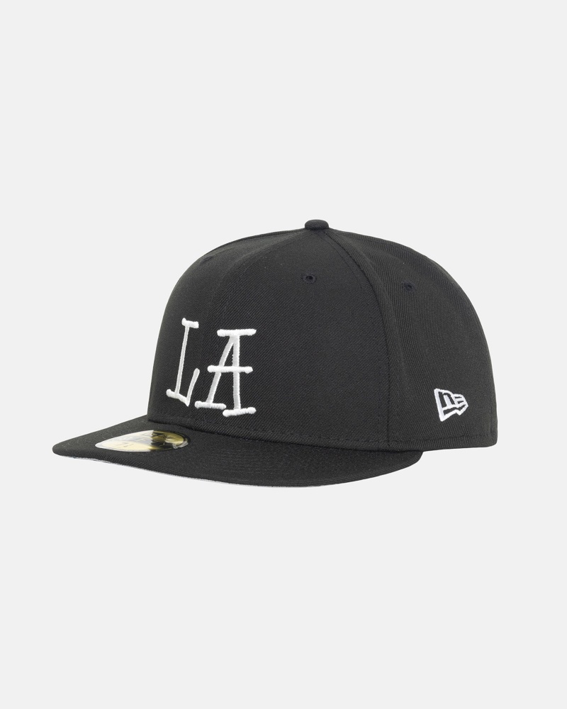 Stussy New Era 59fifty La Hoeden Zwart | 50137-OGCR