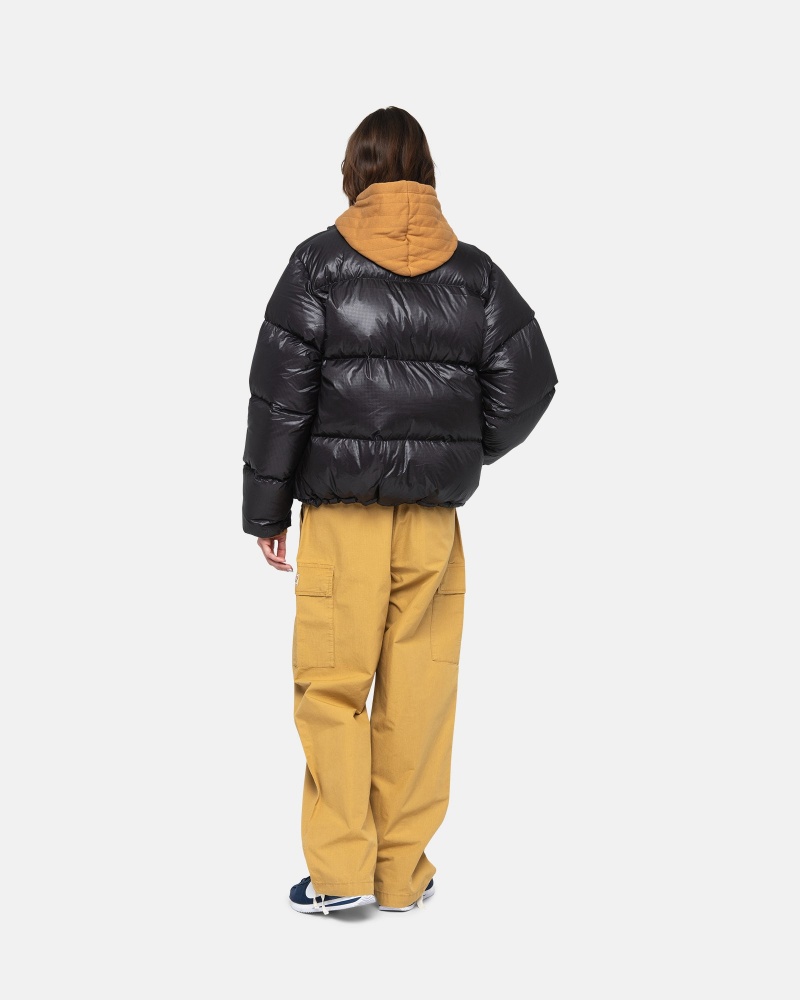 Stussy Puffer Parachute Ripstop Donsjas Grijs | 18026-DLNP