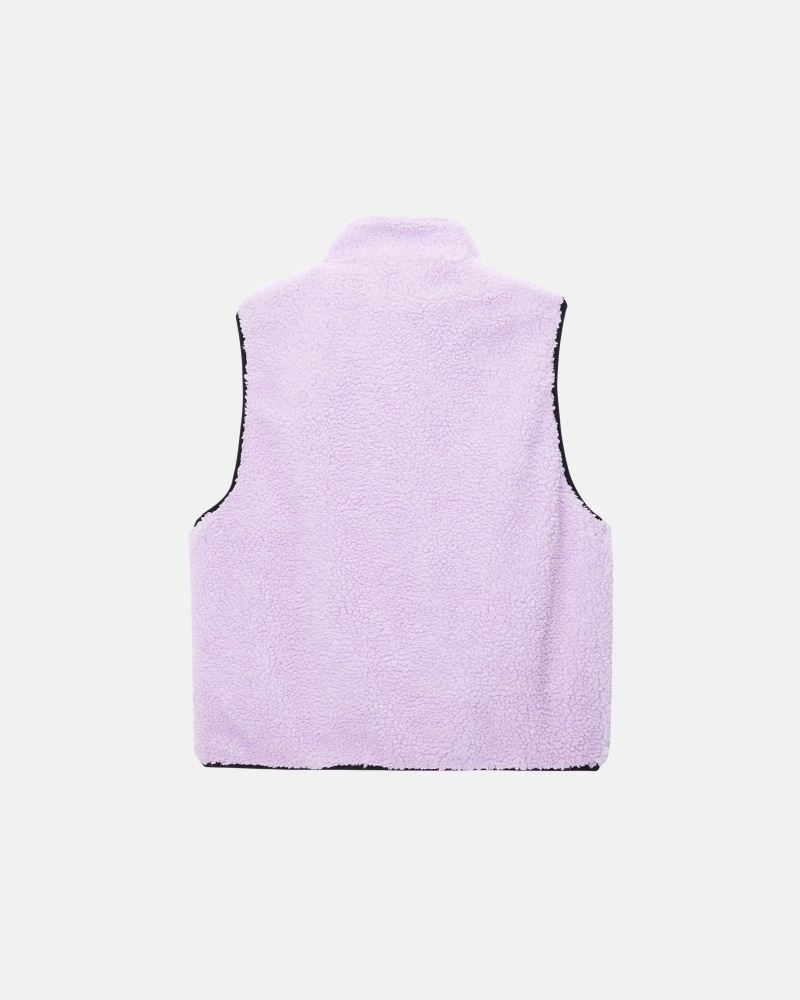 Stussy Sherpa Reversible Vest  Lavendel | 46170-ORBH