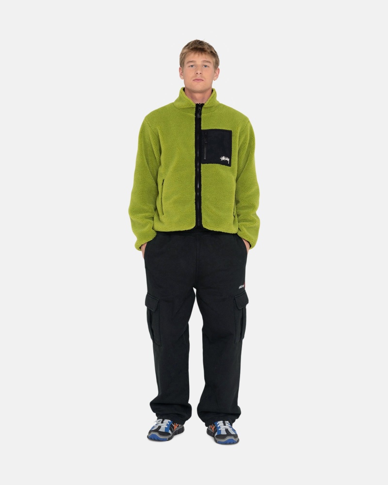 Stussy Sport Cargo Fleece Joggingbroek Zwart | 41375-NPVO