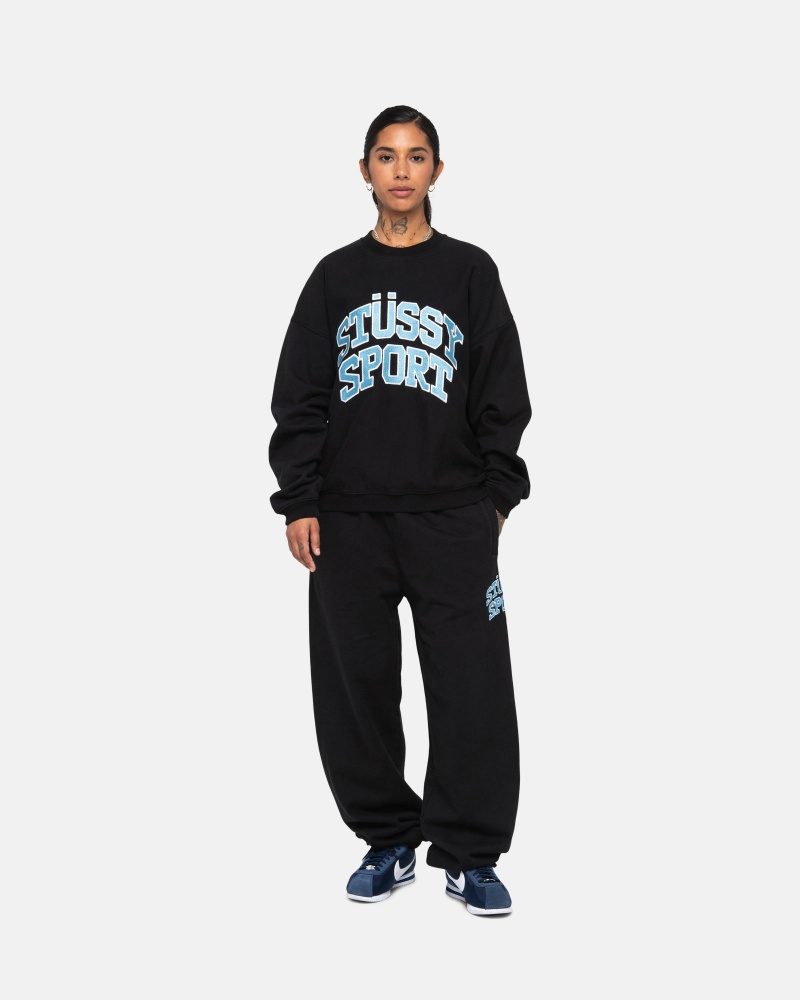 Stussy Sport Joggingbroek Zwart | 73201-WBUM