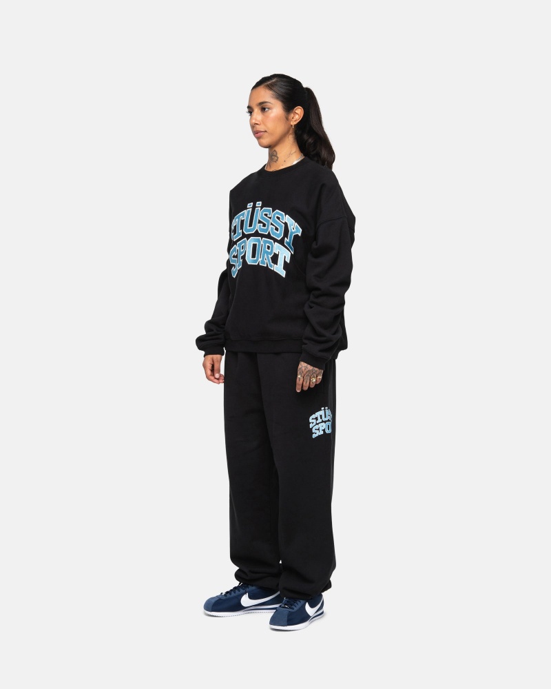 Stussy Sport Joggingbroek Zwart | 73201-WBUM