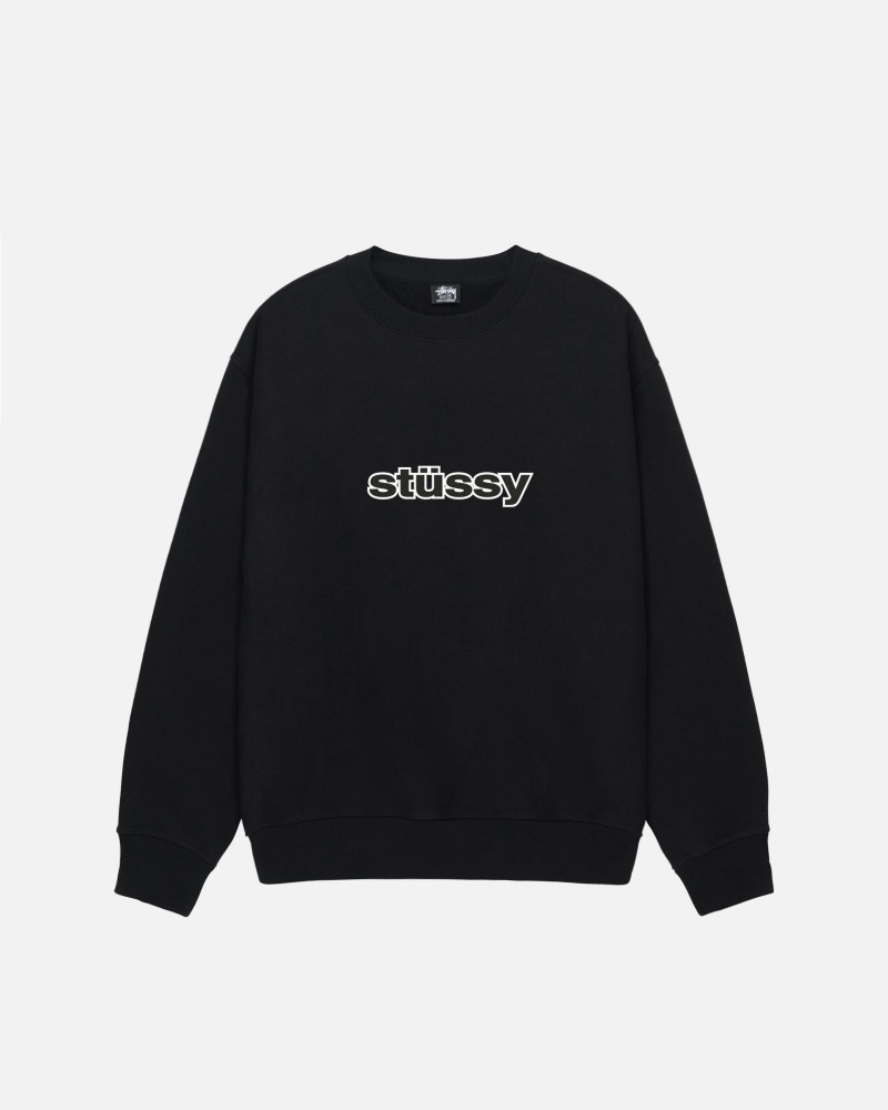 Stussy Ss-Link Crew Sweatshirts Zwart | 07243-FGJK