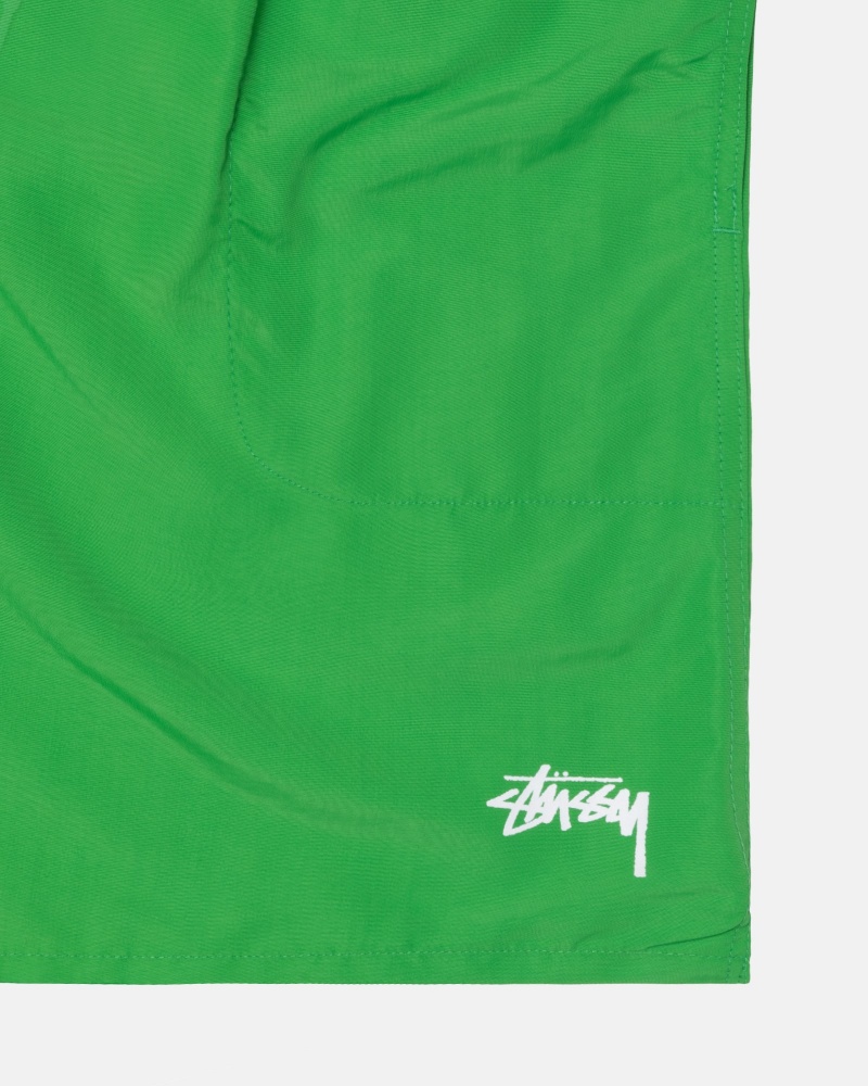 Stussy Water Stock Korte Broek Groen | 74062-KQWN