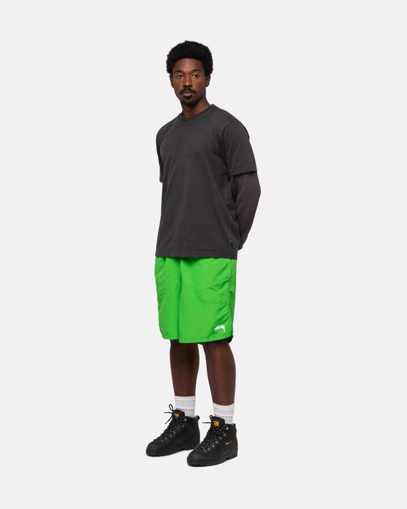 Stussy Water Stock Korte Broek Groen | 74062-KQWN