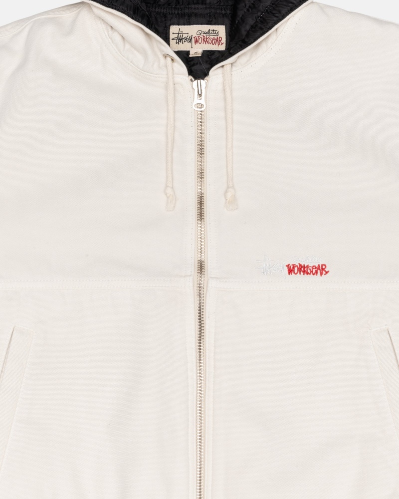 Stussy Werk Insulated Canvas Jassen Beige | 26539-AMBW