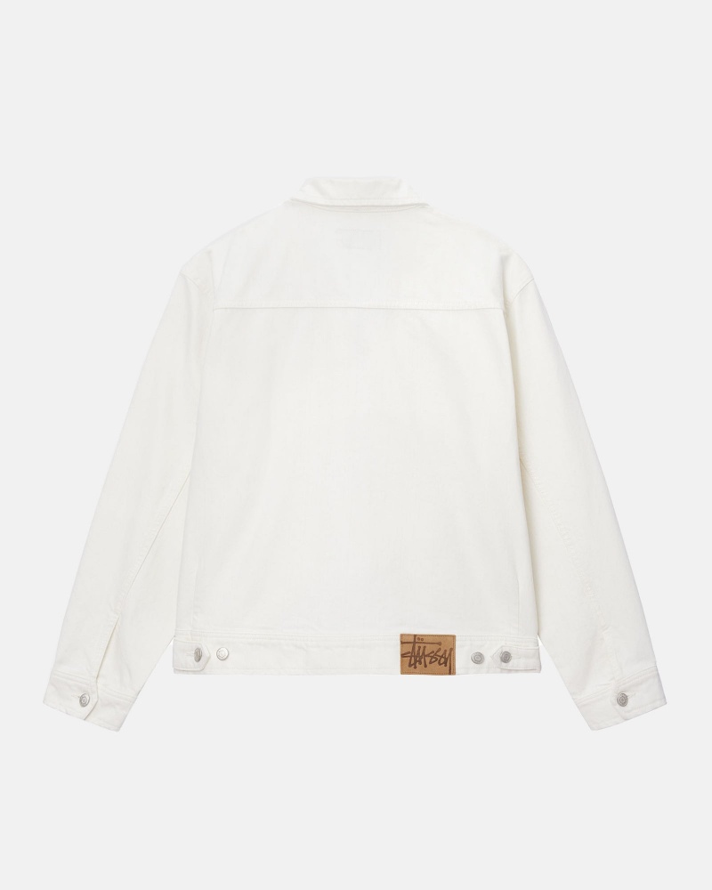 Stussy Zip Werk Overdyed Jassen Beige | 61028-WDVJ